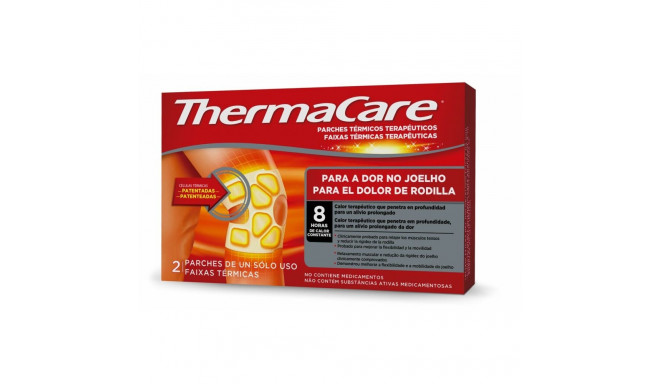 Adhesive Body Heat Patches Thermacare Rodillas 2 Units