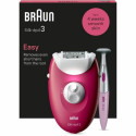 Electric Hair Remover Braun 3-202 Fuchsia