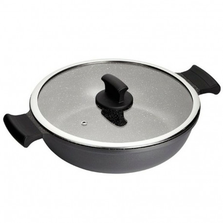 Casserole with lid Inoxibar ABSOLUT Black Ø 28 cm