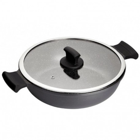 Casserole with lid Inoxibar ABSOLUT Black