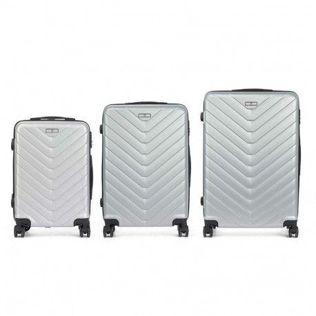 Set of suitcases 92777 Light grey 3 Pieces