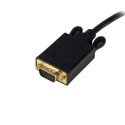 DisplayPort-VGA Adapter Startech DP2VGAMM6B           (1,8 m) Must 1.8 m