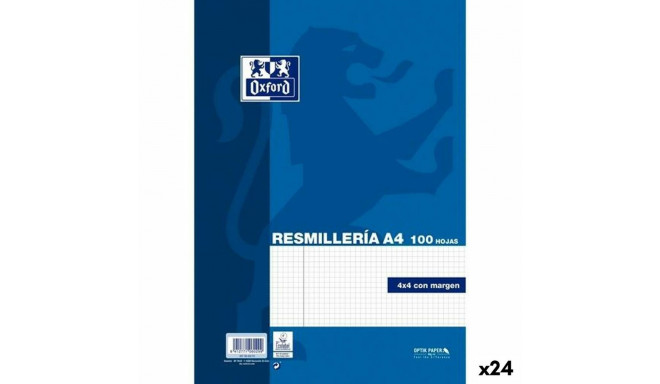 Asenduslehed Oxford OptikPaper Sinine A4 100 Lehed (24 Ühikut)