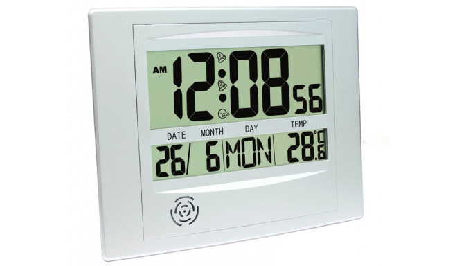 Platinet digital weather station + alarm clock 44377