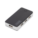 DIGITUS USB 2.0 7-Port Hub with power 5V/3.5A black