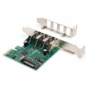 DIGITUS 4-Port USB 3.0 PCI Express Add-on Card VL800