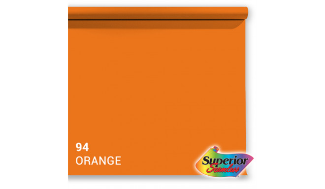 Superior Background Paper 94 Orange 1.35 x 11m