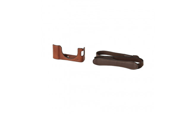 SmallRig 4699 Leather Half Case Kit for FUJIFILM X100VI (Brown)