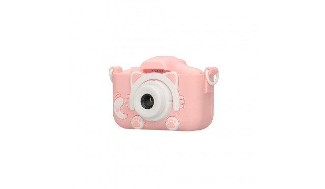 Extralink Kids Camera H27 Dual Pink | Digital Camera | 1080P 30fps, 2.0" display