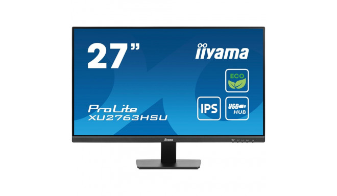 iiyama ProLite XU2763HSU-B1 computer monitor 68.6 cm (27") 1920 x 1080 pixels Full HD LED Black