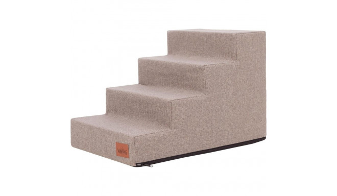 Hobbydog Inarii 4 dog stairs, cappuccino, 60x40x40 cm