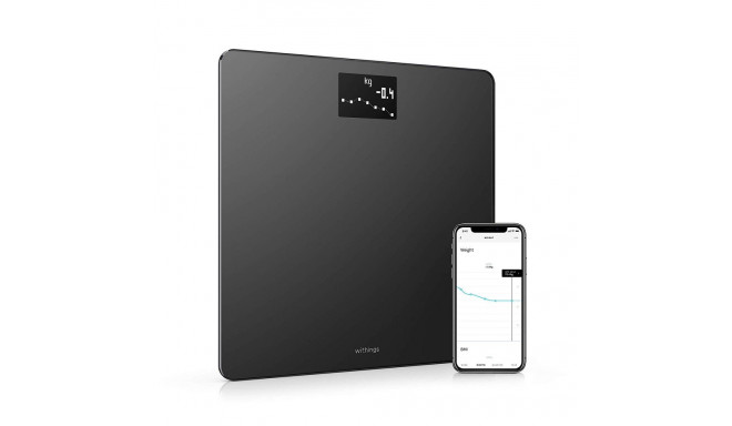 Withings Body isiklik kaal, must