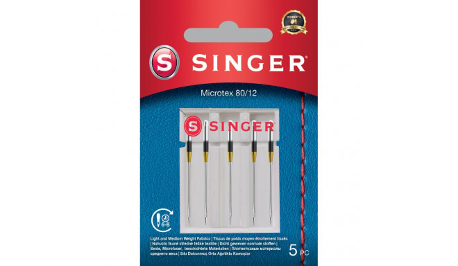 Singer | Microtex nõel 80/12 5 tk