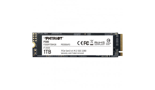 Patriot P300 1TB M.2 2280 PCI-E x4 Gen3 NVMe SSD