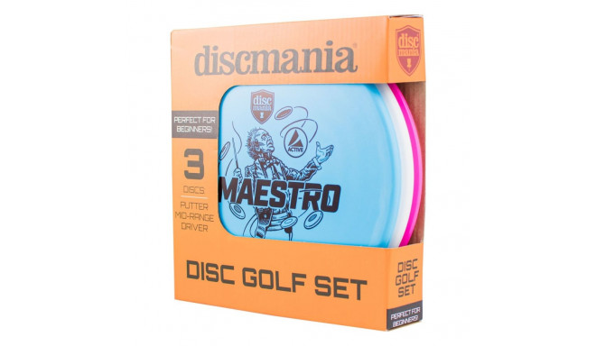 Discgolfi kettakomplekt DISCMANIA Active 3tk.