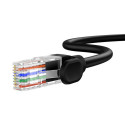 Baseus Ethernet CAT5, 1,5m võrgukaabel (must)