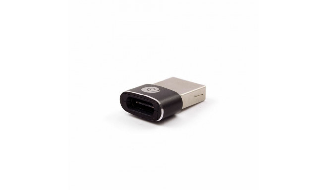 USB A to USB C Cable CoolBox COO-ADAPCUC2A Black