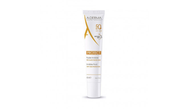 Средство для защиты от солнца для лица A-Derma Protect Fluide Invisible Spf 50 40 ml