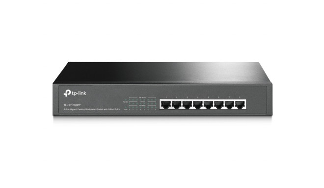 TP-LINK 8-portine gigabit PoE+ lüliti 8 gigabit RJ45 porti