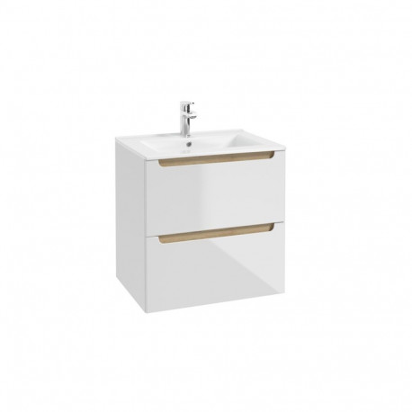 CABINET LOW HUNG STILLA D60 WHITE