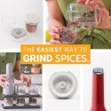 FINAMILL battery operated grinder with two FINAPOD Pro Plus pods, midnight black