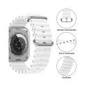 iWear S1 soonega pehme silikoonist 20 mm rihm Apple Watchile 49 mm / 45 mm / 44 mm / 42 mm helerohel