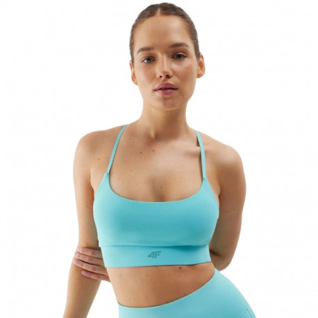 Stanik sportowy 4F F096 niebieski 4FWSS24USBAF096 33S XL