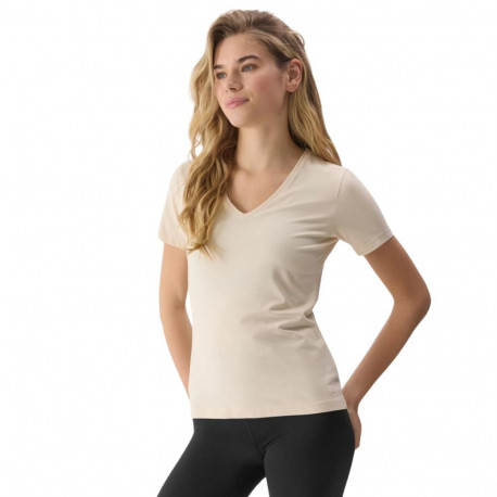 4F naiste t-särk F1359 4FWSS24TTSHF1359 12S S, kreemikas