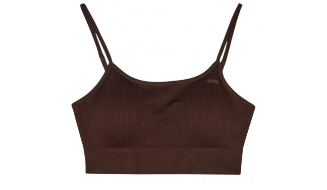 Stanik sportowy 4F F121 brązowy 4FWSS24USBAF121 81S M/L