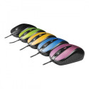 Wired mouse USB, 4 buttons, optical, symmetrical, Optic 2400DPI Pink