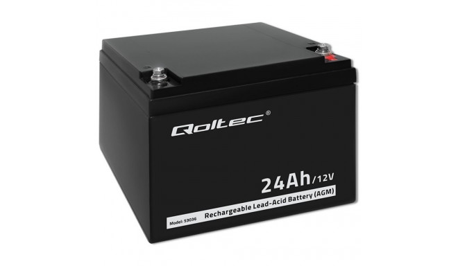 Battery AGM 12V 24Ah max. 7.2A