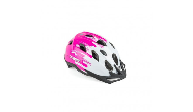 Author Trigger Inmold Helmet, white/pink, 52-56 cm