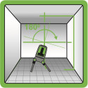 Laz. meter in green sp. "KAPRO" VECTOR Laz. meter in green sp. "KAPRO" VECTOR