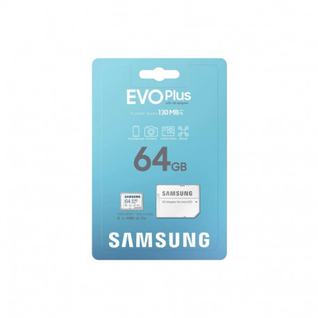 Memory card SAMSUNG microSD EVO Plus 64GB Class10