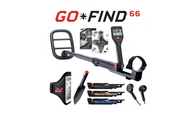 Metal detector Minelab Go-Find 66 + the scoop + headphones