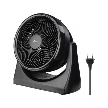 Ventilaator põrandale Ø23 cm (9´´), kaabel 1.5m, 30W, 3 kiirust, must