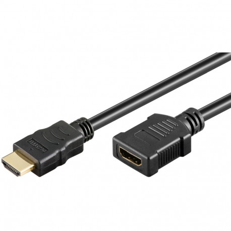 High Speed HDMI Extension Cable with Ethernet 2.0m, black