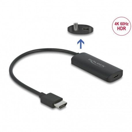 Delock Adapter HDMI-A male to USB Type-C™ female (DP Alt Mode) 4K 60 Hz