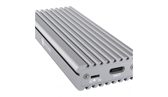 ICYBOX IB-1817Ma-C31 IcyBox External enclosure for M.2 NVMe SSD, USB 3.1 Type-C, Silver