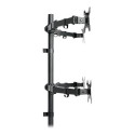 TECHLY 027521 Techly Quadruple desk LED/LCD monitor arm 13-27 VESA 4x 10kg full motion