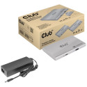 CLUB 3D THUNDERBOLT 4 PORTABLE 5 IN 1 HUB WITH SMART POWER 3XTHUNDERBOLT 4+1X USB GEN2 1X DC POWER