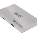 CLUB 3D THUNDERBOLT 4 PORTABLE 5 IN 1 HUB WITH SMART POWER 3XTHUNDERBOLT 4+1X USB GEN2 1X DC POWER