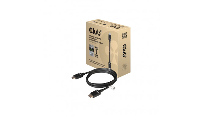 CLUB 3D HDMI 2.1 isane HDMI 2.1 isane ülikiire 10K 120Hz 1.5m/4.928ft