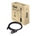 Club3D kaabel USB-C - DP 1.4 8K60Hz HDR 1.8m