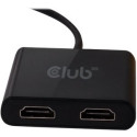 CLUB 3D USB-A to HDMI 2.0 Dual 4K 60Hz