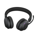 JABRA Evolve2 65 MS Stereo Headset on-ear Bluetooth wireless USB-A noise isolating black Certified f