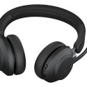 JABRA Evolve2 65 UC Stereo Headset on-ear Bluetooth wireless USB-A noise isolating black