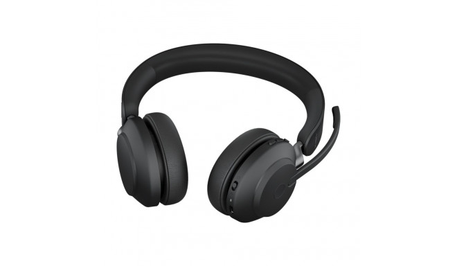 JABRA Evolve2 65 UC stereo on-ear Bluetooth juhtmevaba USB-A mürasummutav must kõrvaklapid
