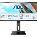 AOC CU34P2A 34inch 3440x1440 VA Curved H/A 150MM 100hz FreeSync Premium ULTRAWIDE USB HUB SPEAKERS D