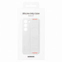 Samsung Silicone Grip Cover Case for Samsung Galaxy S23 silicone case with wrist strap white (EF-GS9